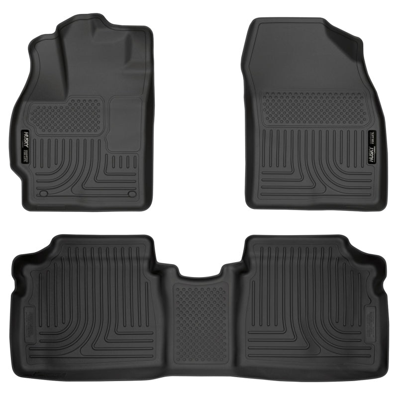 Husky Liners 10-12 Toyota Prius WeatherBeater Combo Black Floor Liners