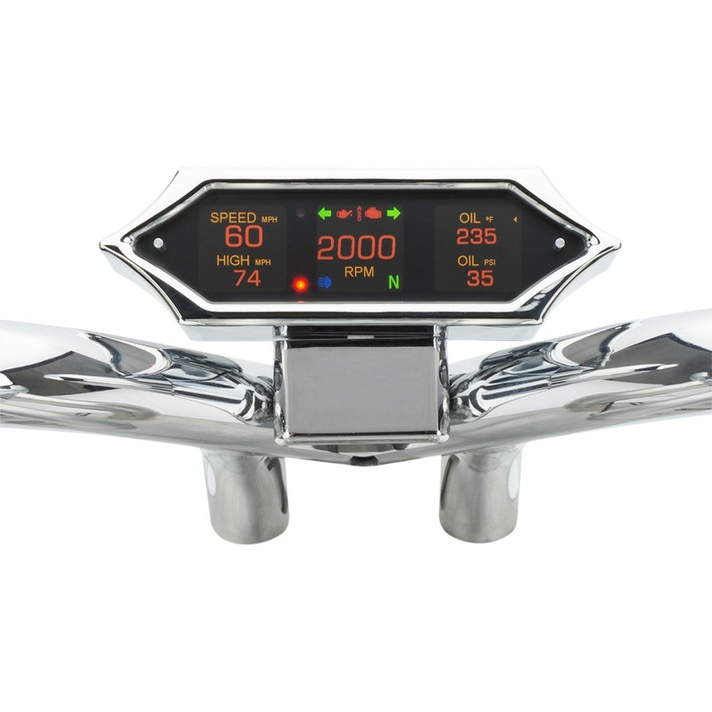 Dakota Digital MLX-9000 Series Gauge – Spike – Chrome MLX-9214