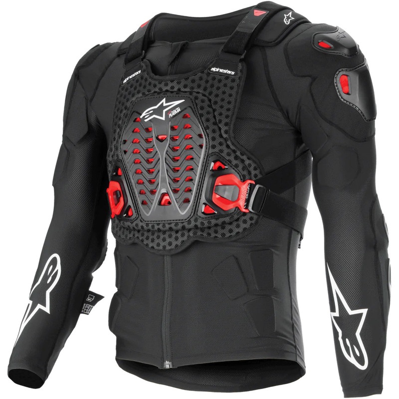 alpine star 482-000772X Bionic Xtr Plasma Protection Jacket Black/Red/White 2x
