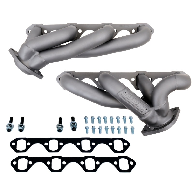 BBK 87-95 Ford F150 Truck 5.0 302 Shorty Unequal Length Exhaust Headers – 1-5/8 Titanium Ceramic