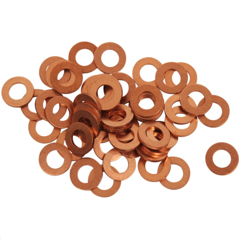 Bolt MC Hardware M6 Drain Plug Washers – Copper – 50pk CPRM6.11-50