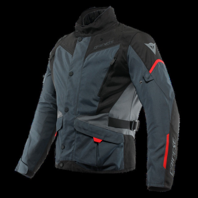 Dainese Tempest 3 Lady D Dry Jacket Ebony/Black/Lava Red Size – 46