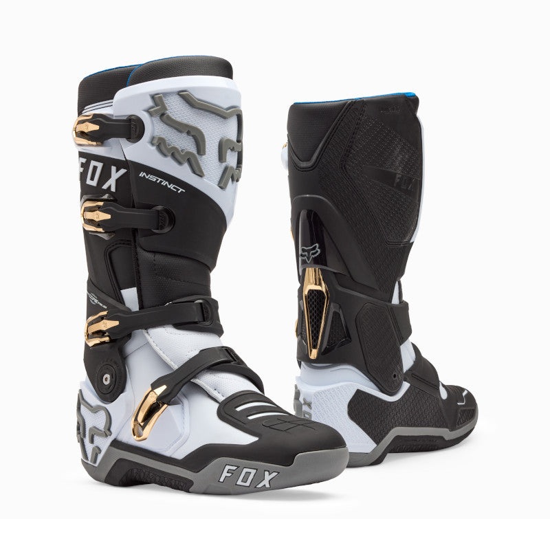 FOX INSTINCT BOOTS – WHITE/BLACK/GREY 8