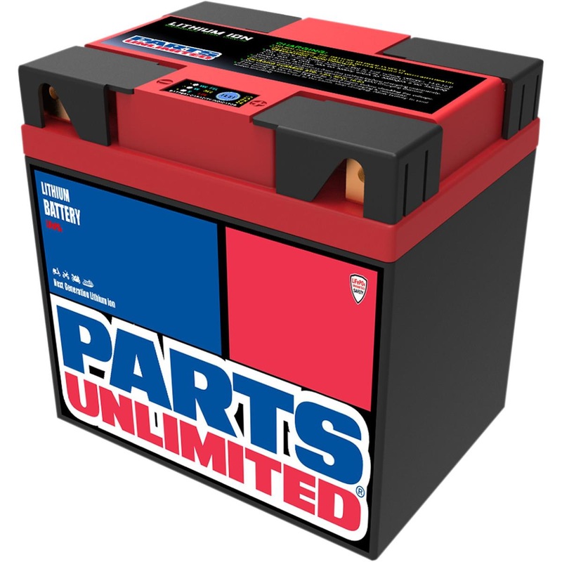 Parts Unlimited Lithium Ion Battery – 6-1/2in. L x 4-7/8in. W x 6-7/16in. H 2113-0692