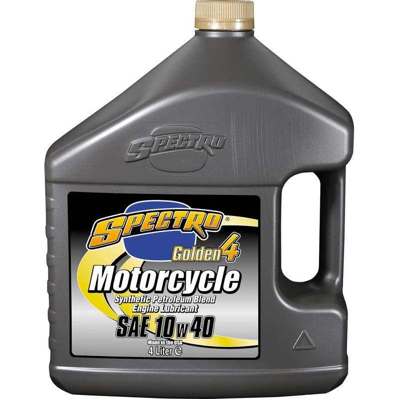Spectro Golden Motorcycle Semi-Syn 4T – 10W40 – 4lt. – 4/Case U.SG414