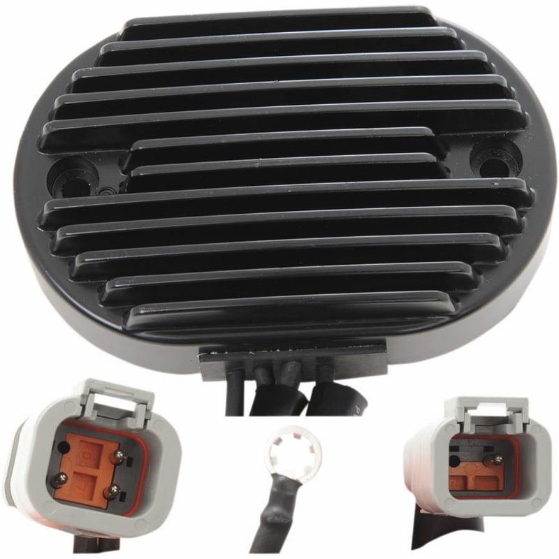 Drag Specialties Solid-State Regulator – Black 2112-1026