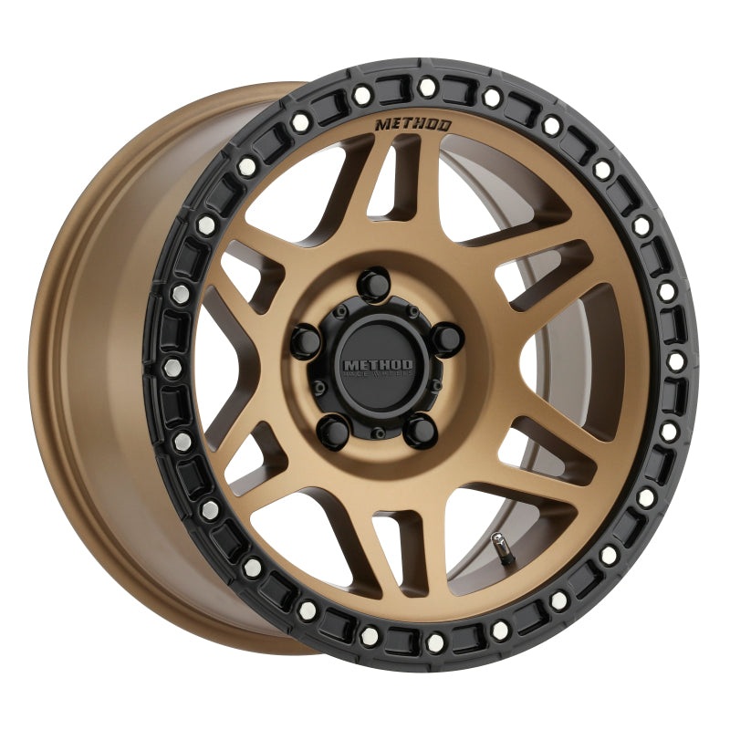 Method MR312 17×9 -12mm Offset 5×5 71.5mm CB Method Bronze/Black Street Loc Wheel