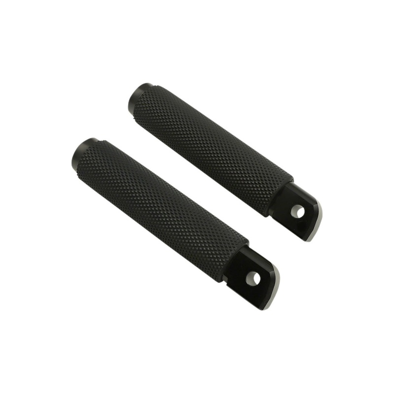 Rough Crafts Passenger Peg – Black – Knurled RC-400-006