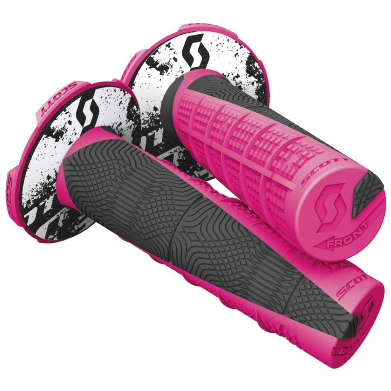 Scott USA Deuce II MX/ATV Grips – Pink/Black 219627-1665