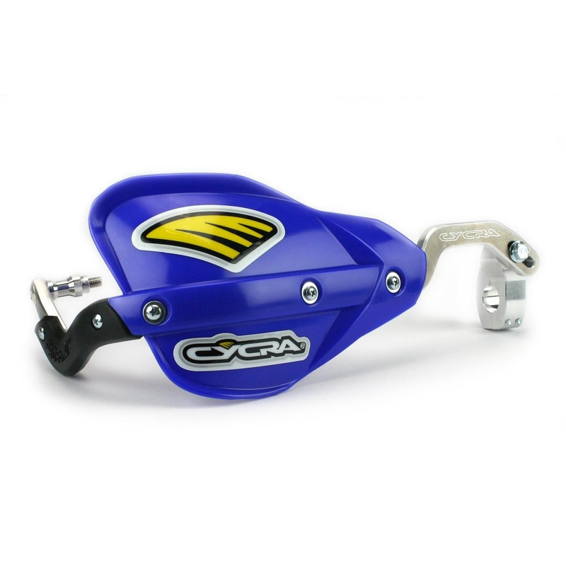 Cycra Probend CRM Racer Pack Handshield w/ Center Reach Mount – 1-1/8in. U-Clamp – Blue 1CYC-7402-62X