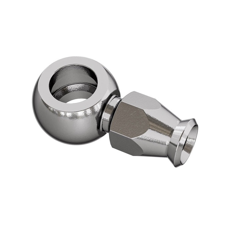 Goodridge Straight Short Banjo for 3/8 or M10 Long Bolt