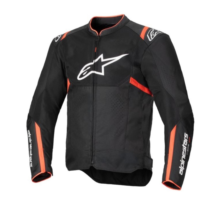 ALPINESTARS T SPS AIR V2 JACKET – BLACK/FLURO RED S