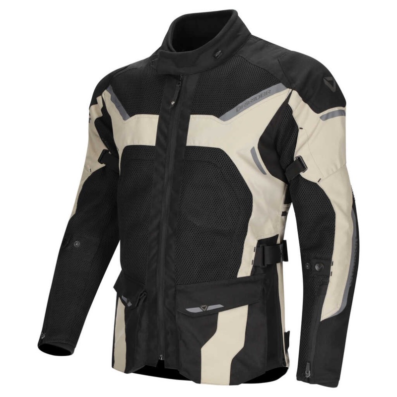 DRIRIDER APEX 6 AIRFLOW JACKET – SAND/BLACK S