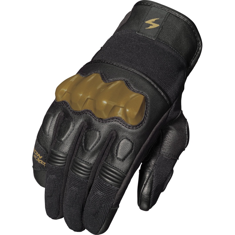 Hybrid Air Gloves Black/Gold Lg