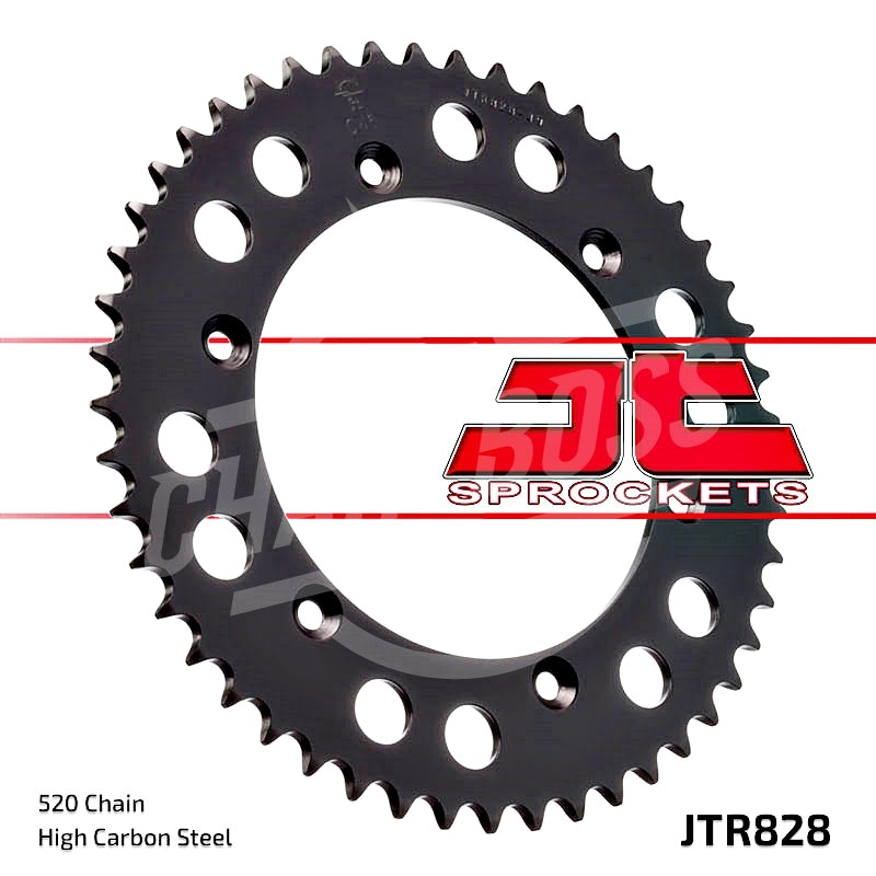 JT Sprockets 520 Rear Sprocket Steel 42 Teeth Black JTR828.42