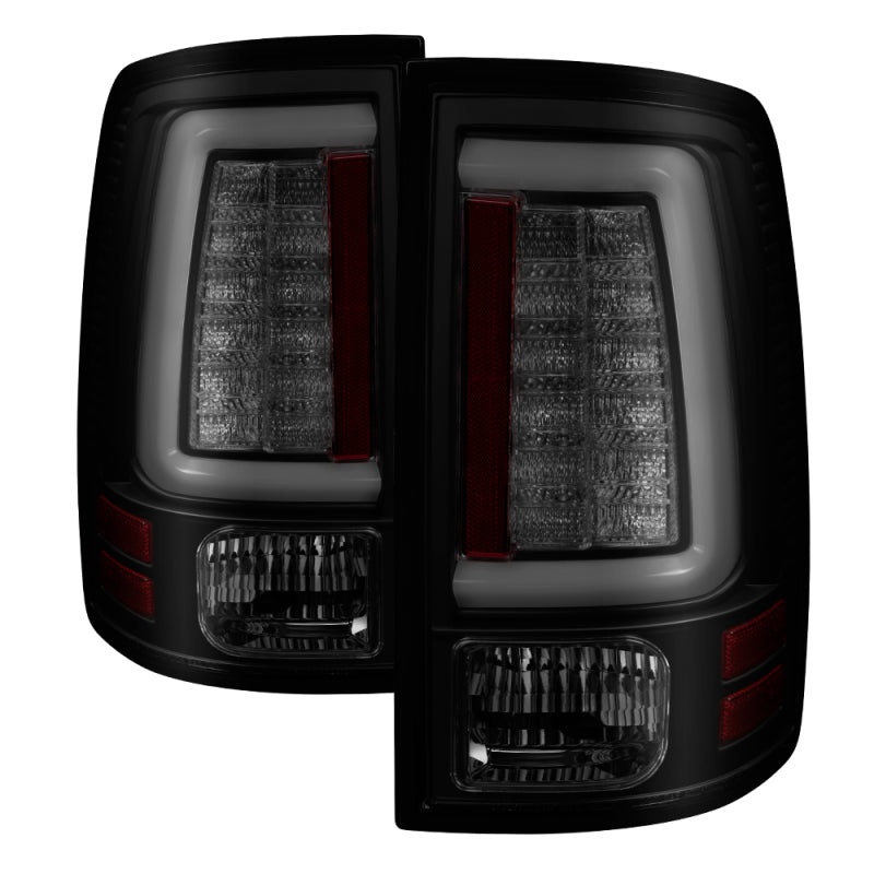 Spyder 09-16 Dodge Ram 1500 Light Bar LED Tail Lights – Black Smoke ALT-YD-DRAM09V2-LED-BSM