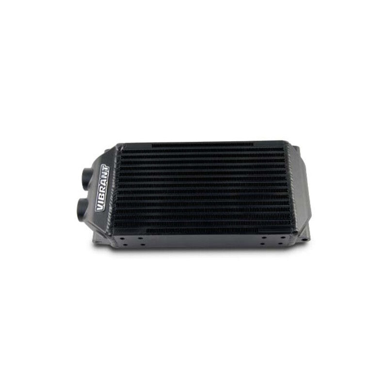 Vibrant Double Pass Oil Cooler Assembly 6in x 10in x 2in