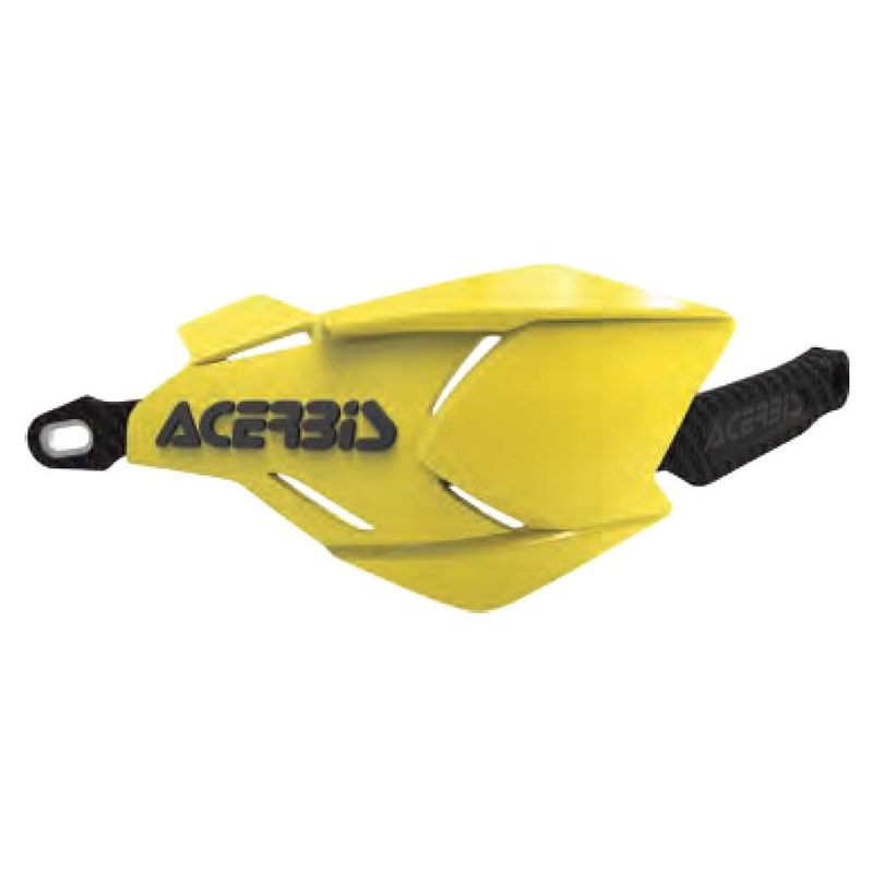 Acerbis X-Factory Handguards – Yellow/Black 2634661017