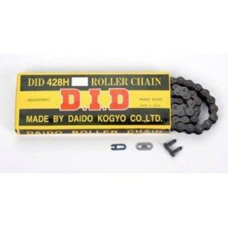 D.I.D 428H Heavy Duty Series Non O-Ring Chain – 124 Links 428H-124