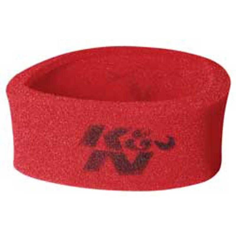 K&N Universal Airforce Pre-Cleaner Air Filter Foam Wrap – Round Straight – Red