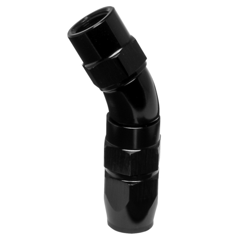 Vibrant -3AN 30 Degree High Flow Hose End Fitting for PTFE Lined Hose – Aluminum