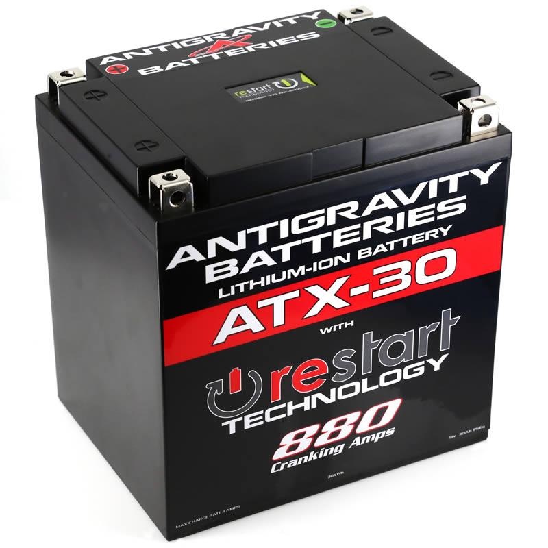 Antigravity Batteries RE-START Lithium-Ion Battery – YTX30 Case Style AG-ATX30-RS