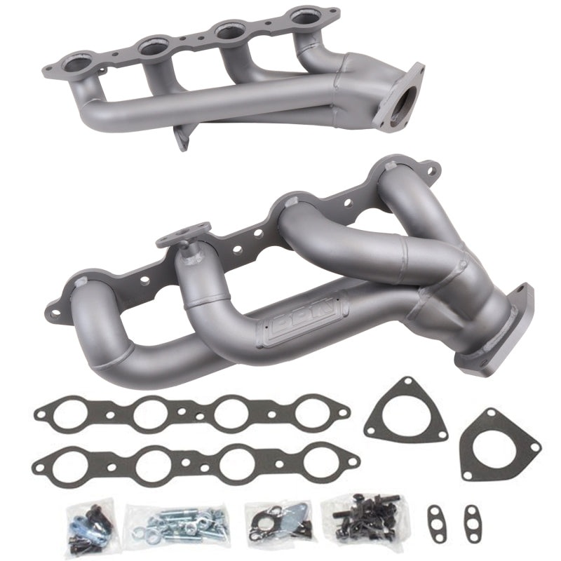 BBK 99-04 GM Truck SUV 4.8 5.3 Shorty Tuned Length Exhaust Headers – 1-3/4 Titanium Ceramic