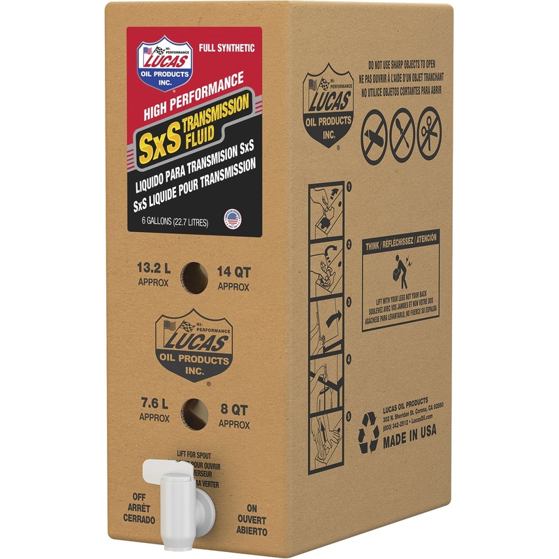 Lucas Oil Synthetic SXS Transmission Fluid – 6 gal. 18050