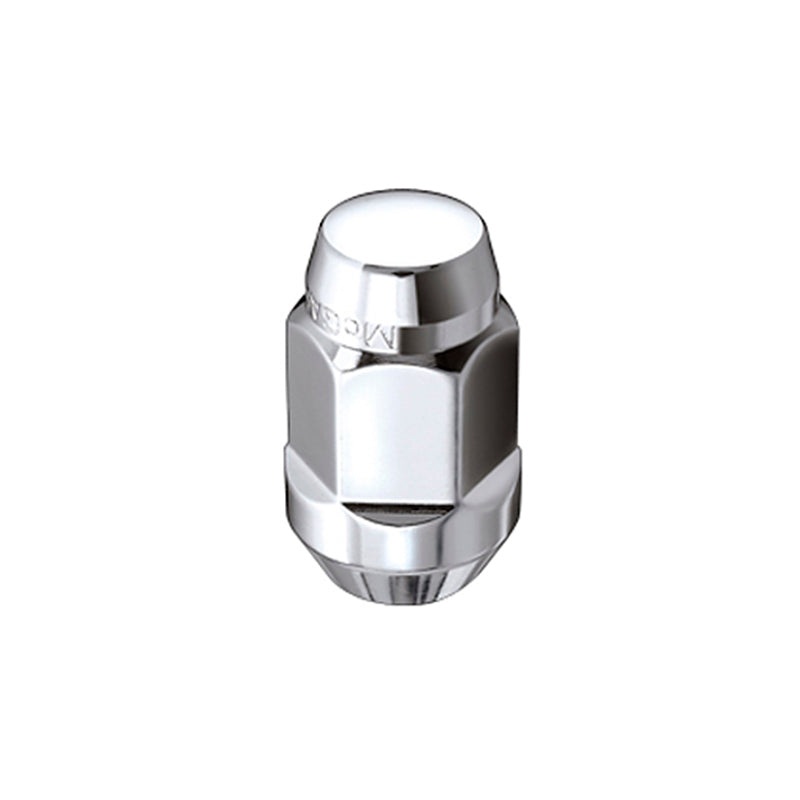 McGard Hex Lug Nut (Cone Seat Bulge Style) 1/2-20 / 3/4 Hex / 1.45in. Length (4-pack) – Chrome