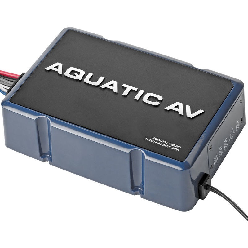 Aquatic AV 94-1501 2-Channel Amp Micro 300w