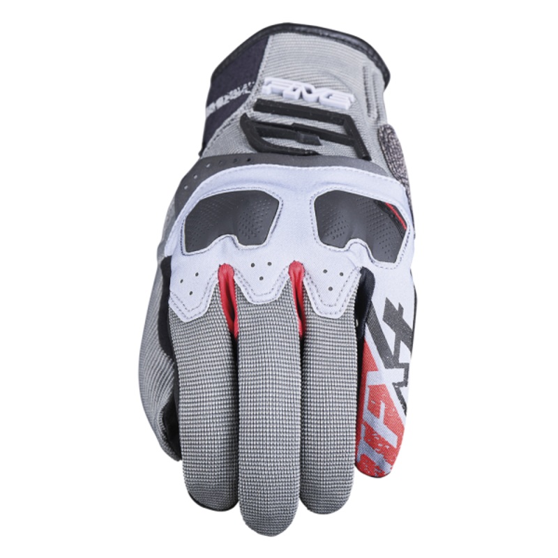 FIVE TFX-4 GLOVES – GREY/RED S