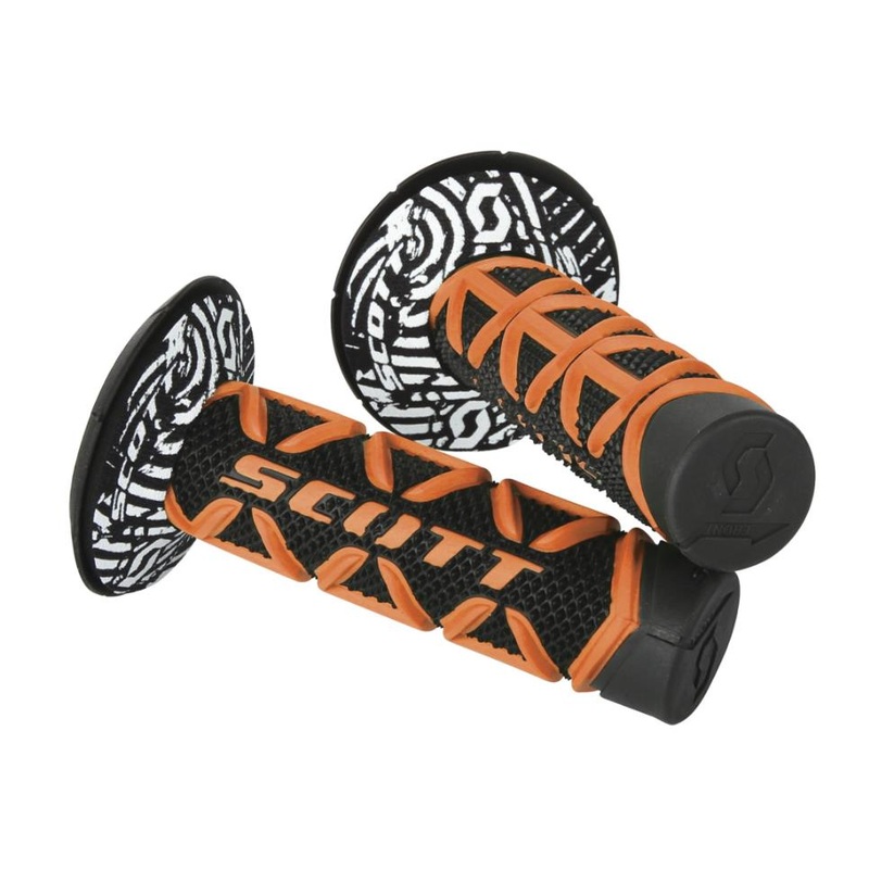Scott USA Diamond MX Grips – Orange/Black 219626-1008