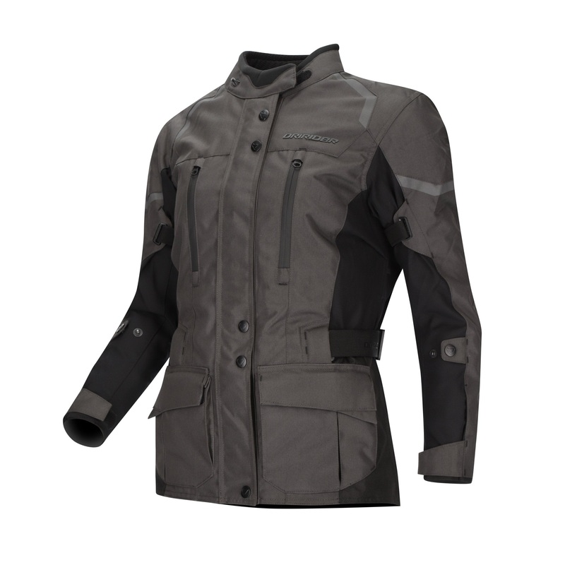 DRIRIDER COMPASS V LADIES JACKET – GREY/BLACK 6