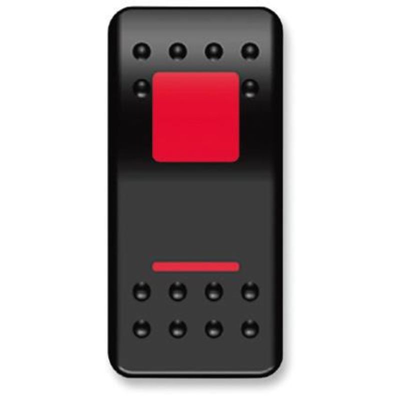 Moose Utility Rocker Switch – On/Off Red 2106-0413