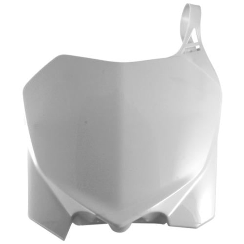 Polisport Front Number Plate – White 8656700001