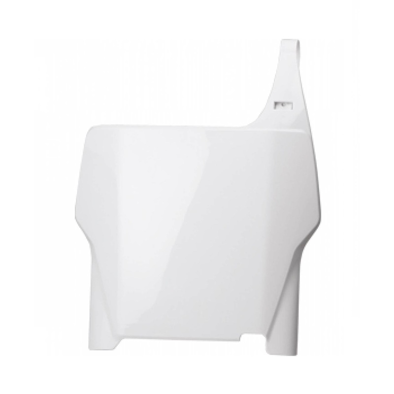 UFO Plastics Front Number Plate – White HO02607041