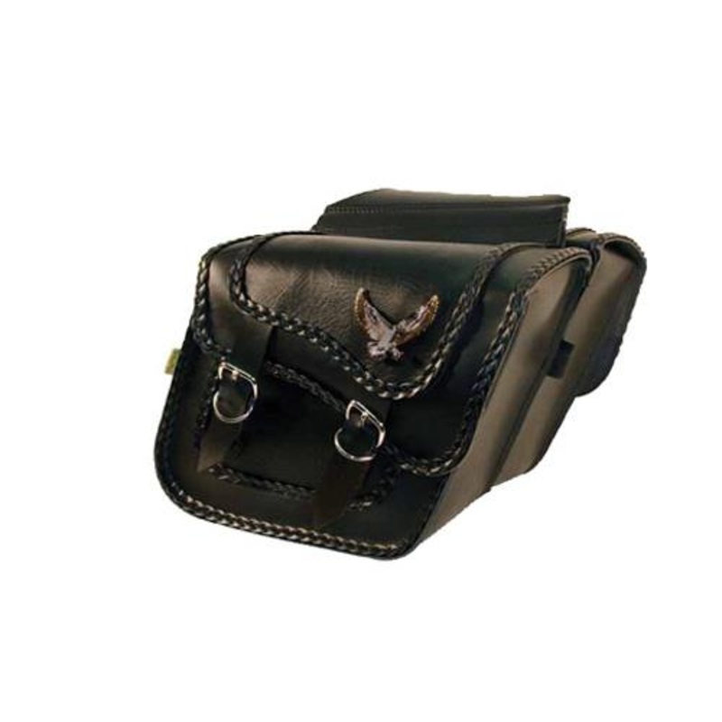 Willie & Max Black Magic Compact Slant & Super Slant Saddlebags 58708-20