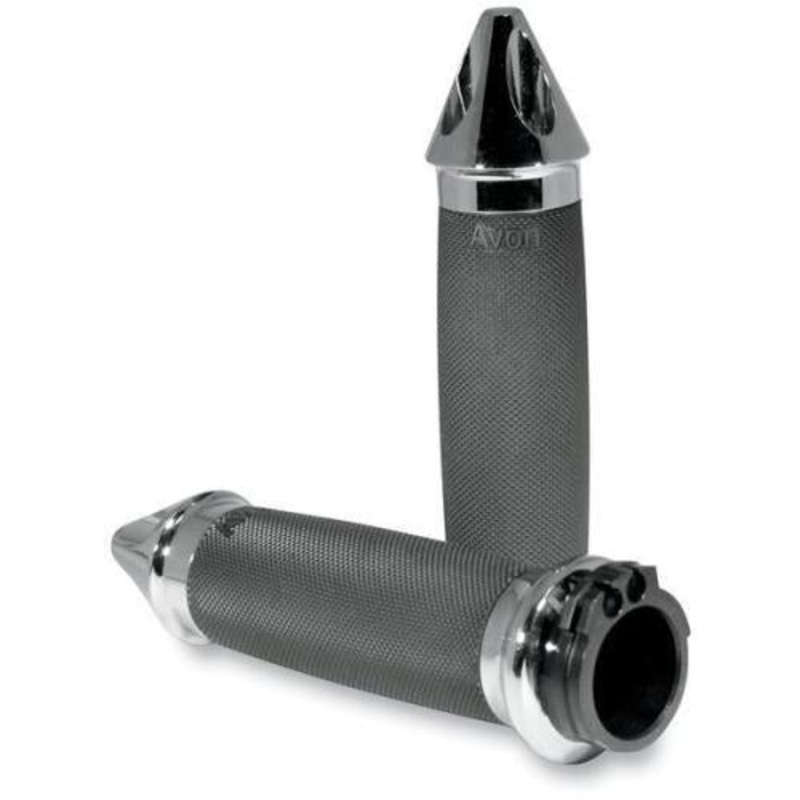 Avon Grips Contour Spike Grips – Chrome MT-CC-85-CH-SPK