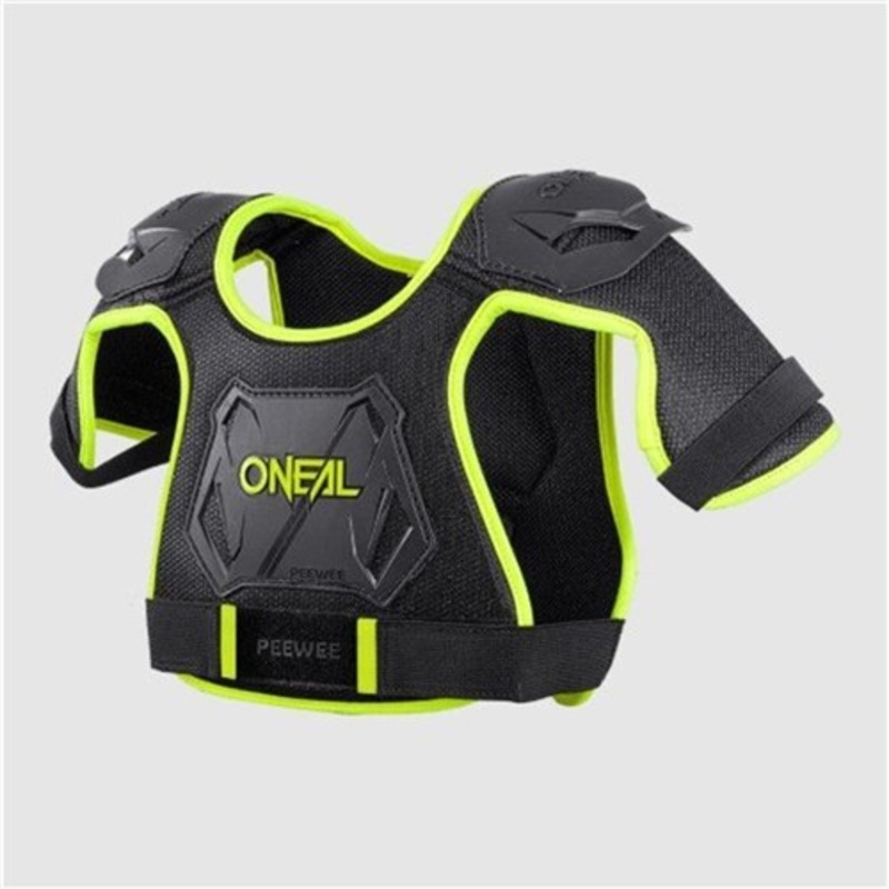 ONEAL PEEWEE CHEST PROTECTOR – NEON YELLOW XS/S