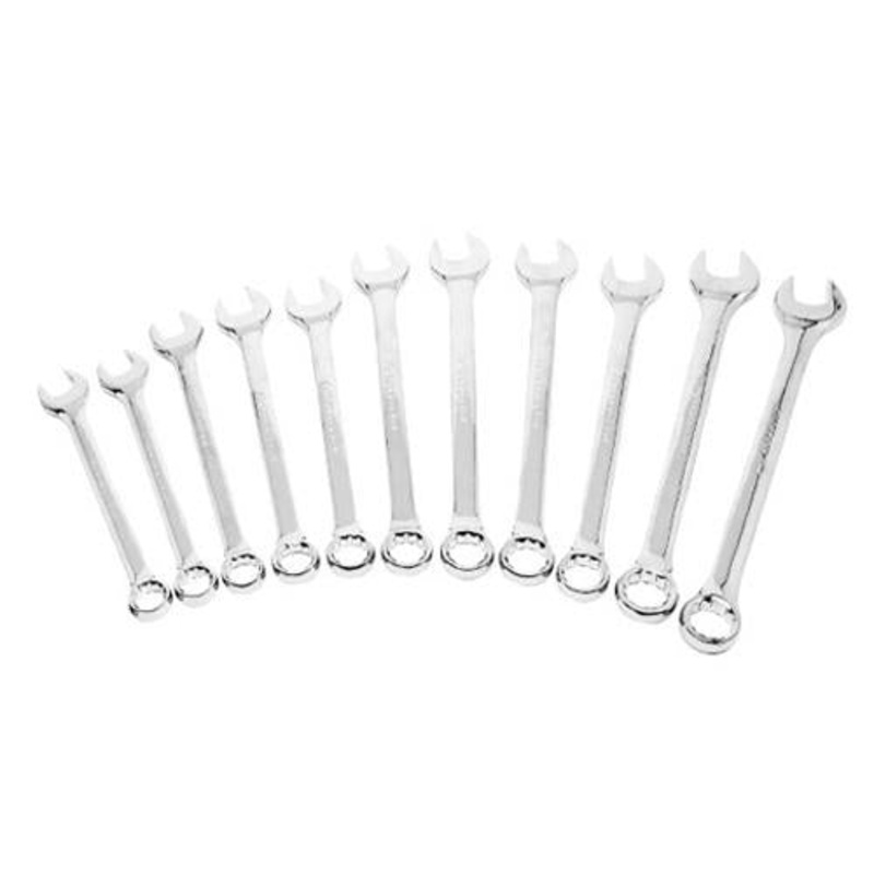 Performance Tools 11 Piece Full Polish Combination Wrench Set – Sae W1061