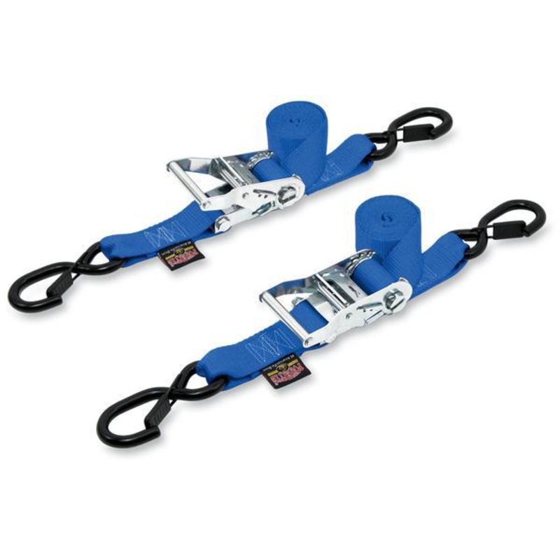 Powertye 1-1/2in. Ratchet with Safety Latch Hooks – Blue 30573-S