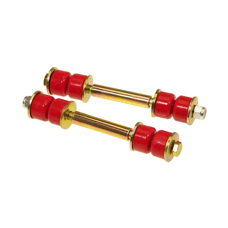 Prothane Universal End Link Set – 4 1/4in Mounting Length – Red