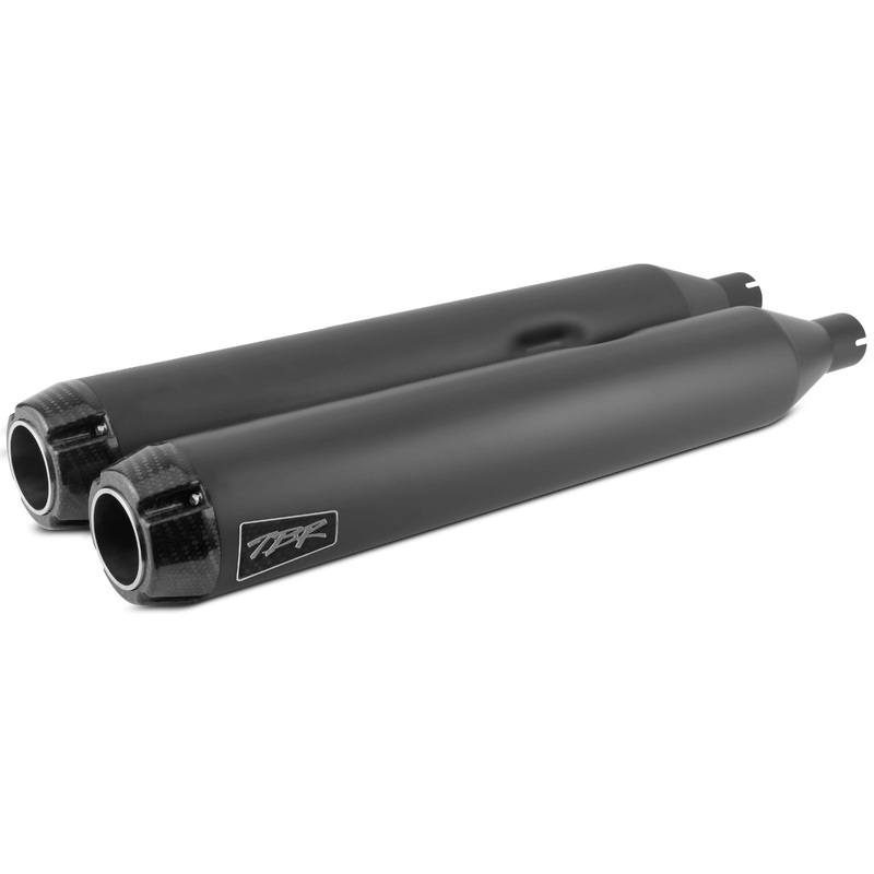 Two Brothers Racing Dual Slip-Ons – Black w/ Carbon Fiber Tip 005-4550499D-B