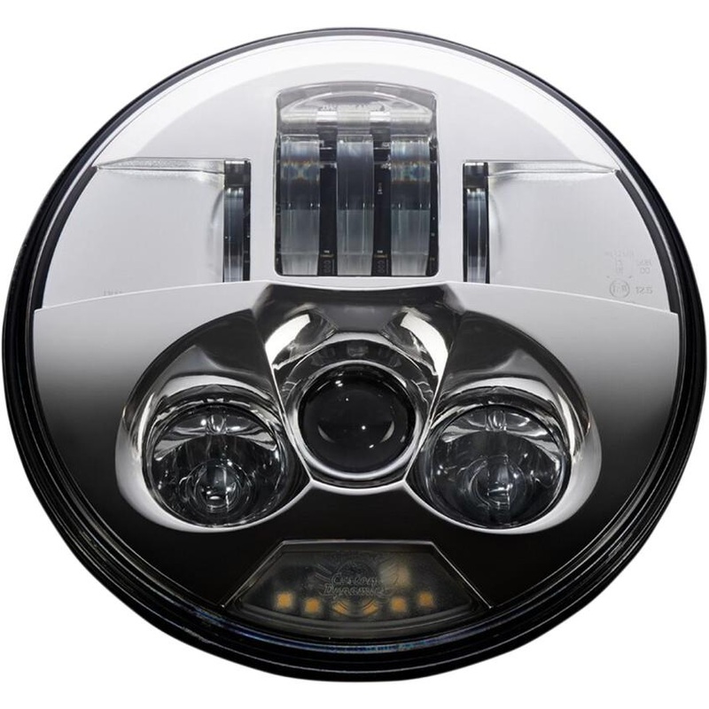 Custom Dynamics 7in. Probeam LED Headlamp – Chrome PB-7-C