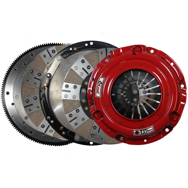 McLeod RXT 1200 Twin Disc Clutch Kit w/ 8 Bolt Flywheel 164T – 1-1/8in x 26 Spline Input Trans