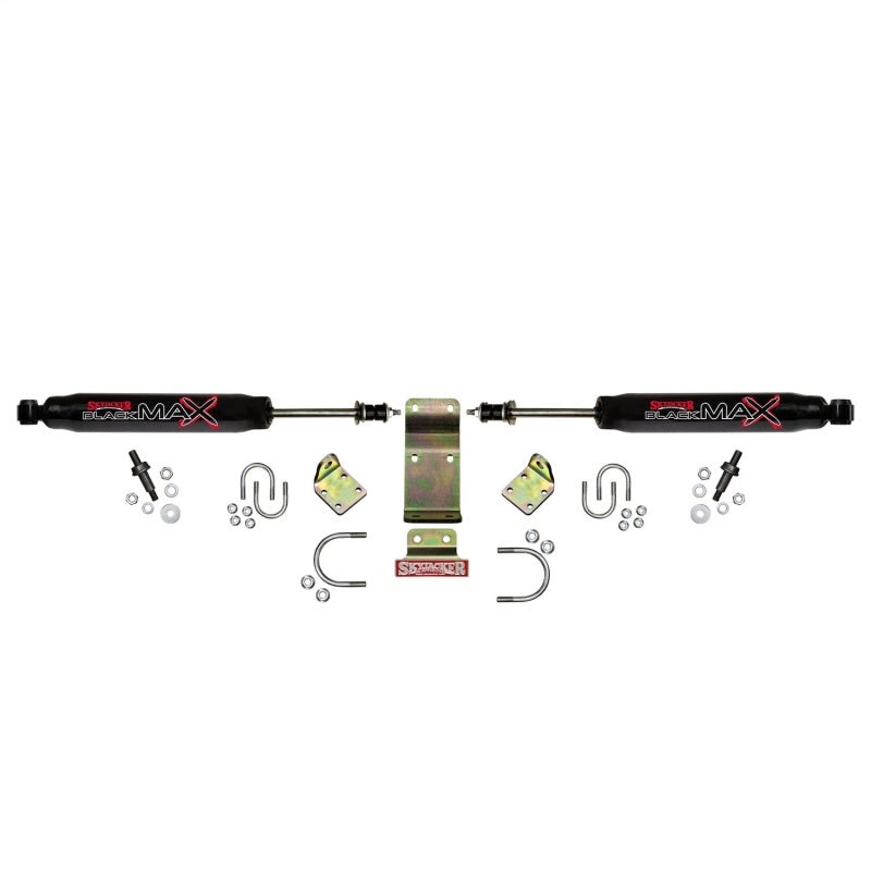 Skyjacker 2018 Jeep Wrangler JL – Black Dual Steering Damper Kit
