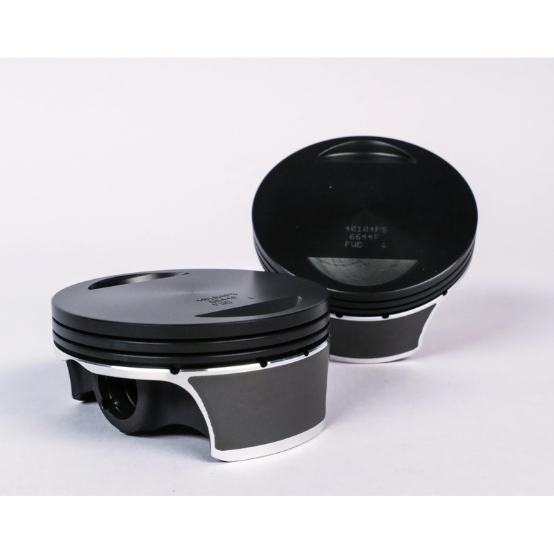 Wiseco K Black Edition Piston Kit (124in.,Dished -9cc) – 4.250in. Bore, 11:1 Compression K2787