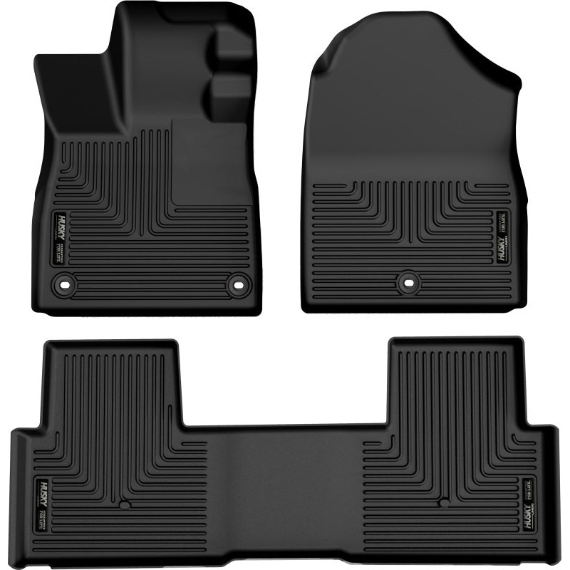 Husky Liners 2023 Honda Pilot Weatherbeater Black Front & 2nd Seat Floor Liners