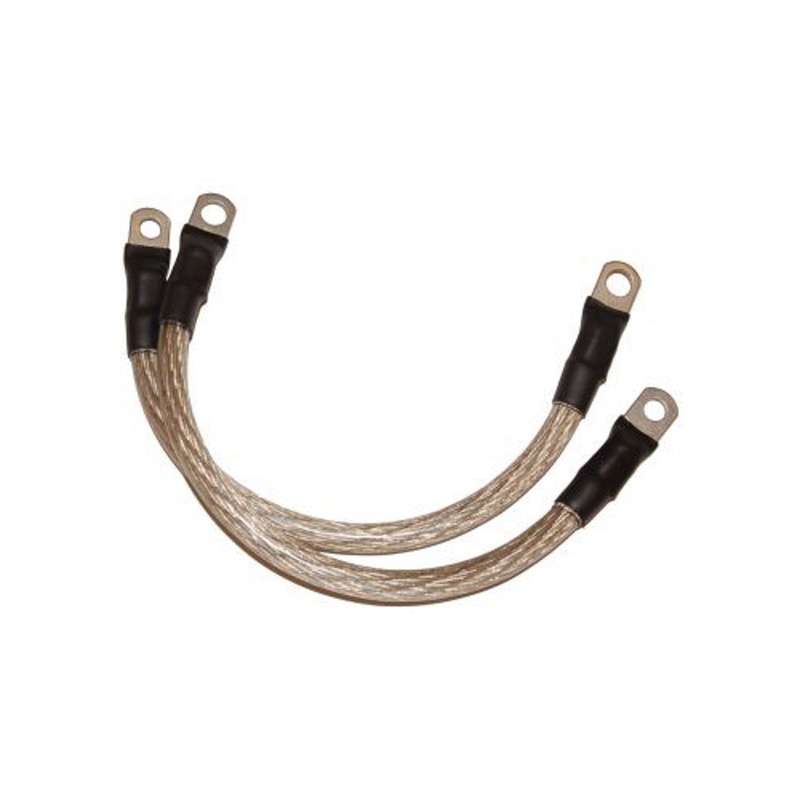 Namz Battery Cables – Clear – 13in. NBC-C13