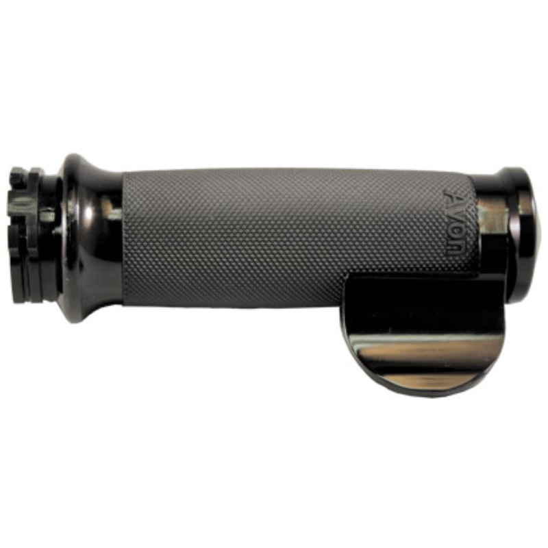 Avon Grips Custom Contour Grips with Throttle Boss – Black CC-86-ANO-BO-FLY